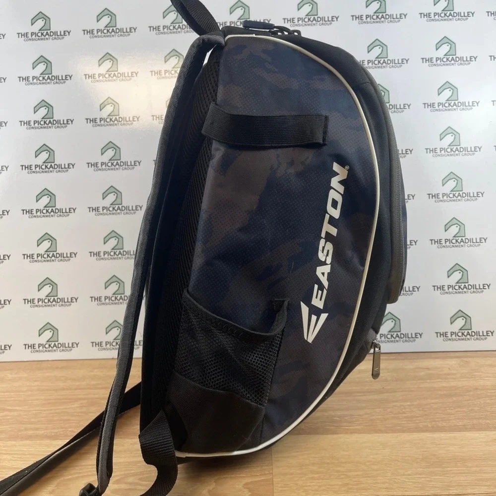 Easton Baseball Softball Equipment Backpack Navy Blue Black Digital Camo Bag